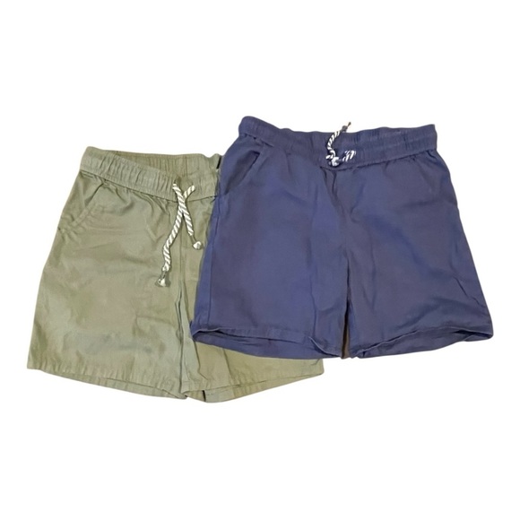 Cat & Jack Blue & Green Shorts Lightweight Elastic Waist 100% Cotton Size: M 7/8 - Picture 1 of 8